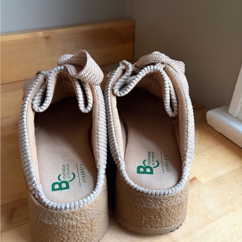 Free People Tan Corduroy Platform Clogs - Picture 3 of 4